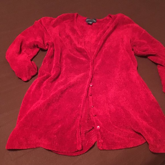 Charter Club Sweaters - Chenille Red Sweater from Charter Club